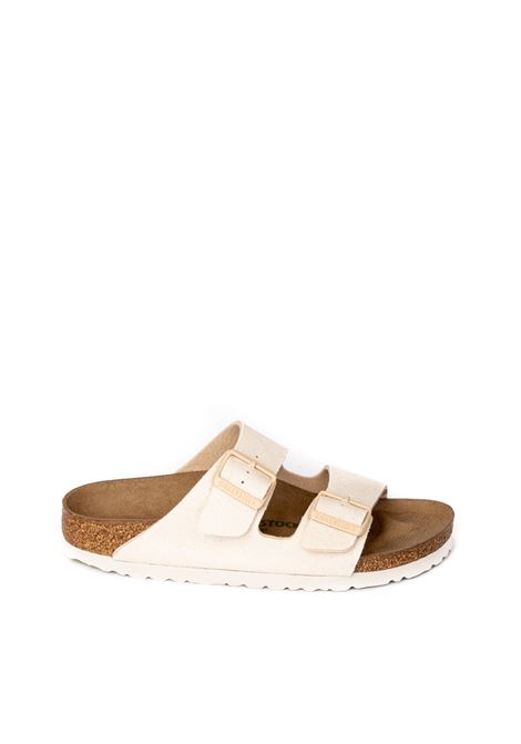 White arizona canvas sandal BIRKENSTOCK | ARIZONA CANVAS1022679-EGGSHELL